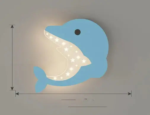 Children's Room Cartoon Wall Lamp